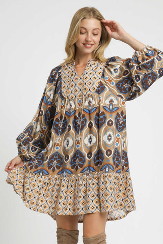 Can't Explain It Dress In Latte Mix