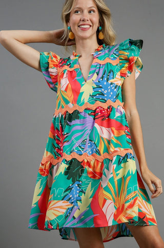 Day in Cabo Dress in Green