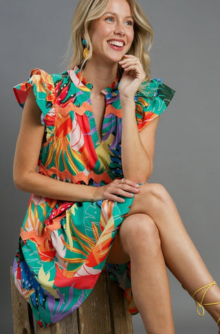 Day in Cabo Dress in Green