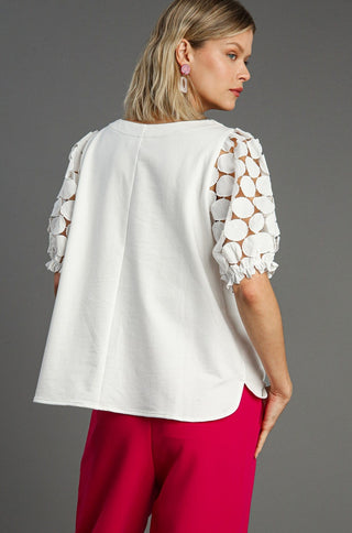 Lacey Summer Top in Cream