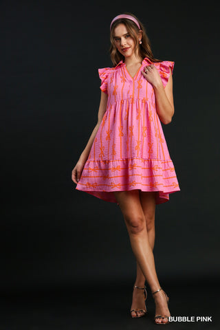 Sweet Kiss Dress in Bubblegum