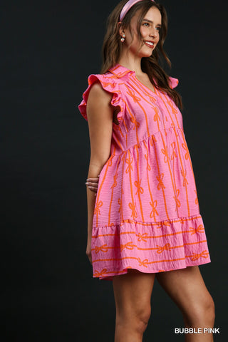 Sweet Kiss Dress in Bubblegum