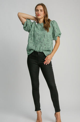 Best of Me Top in Dusty Mint