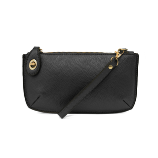Crossbody Wristlet Clutch in Black