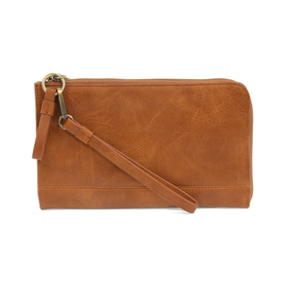Karina Convertible Wristlet & Wallet in Caramel