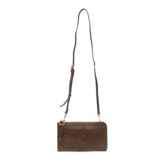 Karina Convertible Wristlet & Wallet in Dark Walnut