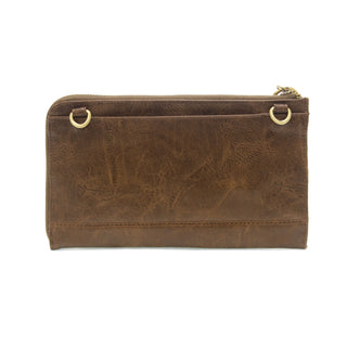 Karina Convertible Wristlet & Wallet in Dark Walnut