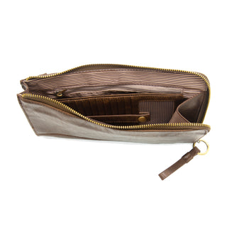 Karina Convertible Wristlet & Wallet in Dark Walnut