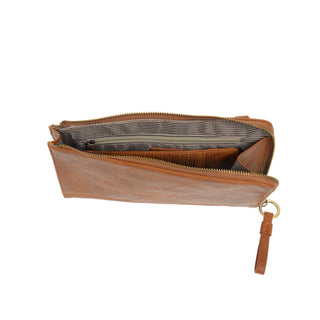Karina Convertible Wristlet & Wallet in Caramel