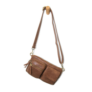 Kendra Cargo Pocket Crossbody in Saddle