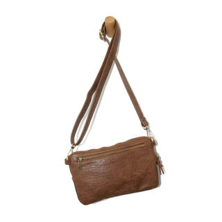 Kendra Cargo Pocket Crossbody in Saddle