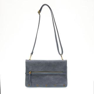 Cassie Fold Over Convertible Crossbody in Denim