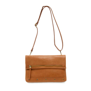 Cassie Fold Over Convertible Crossbody in Cognac