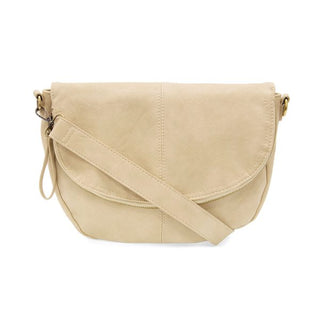 Selma Saddle Crossbody Bag in Linen