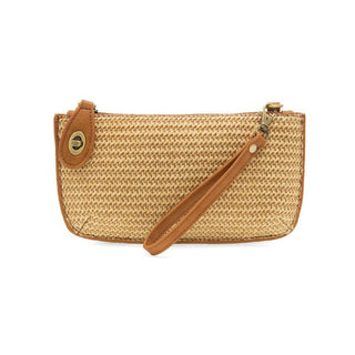Gemma Straw Mini Wristlet Crossbody
