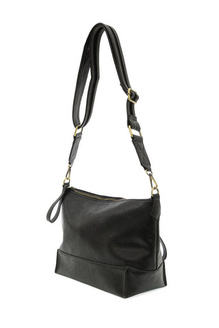 Leen Seamed Crossbody in Black