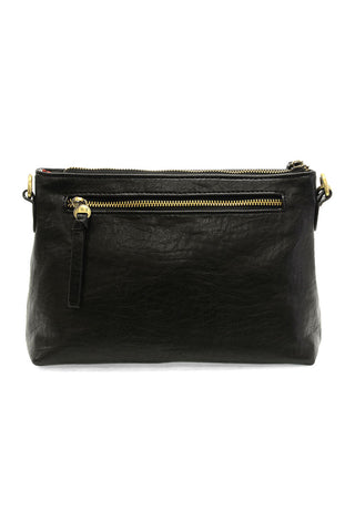 Oakley Whipstitch Topzip Wristlet/Crossbody in Black