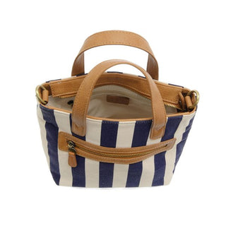Capri Mini Canvas Tote in Navy