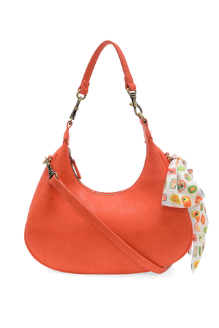 Natalia Convertible Crossbody Bag in Blood Orange