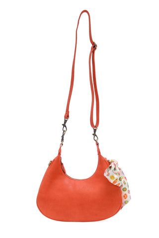 Natalia Convertible Crossbody Bag in Blood Orange