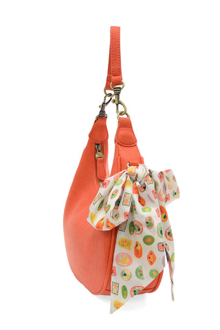 Natalia Convertible Crossbody Bag in Blood Orange