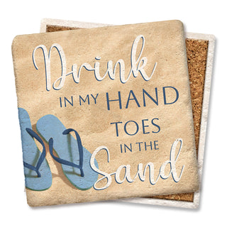 Coastal Drink In My Hand Coaster