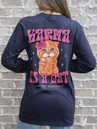 Karma Is A Cat Top In Mirage