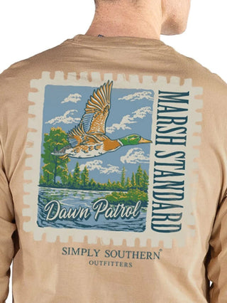 Men's Dawn Patrol Long Sleeve T-Shirt in Bisque