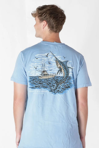 Men's Marlin Short Sleeve T-Shirt in Glacier