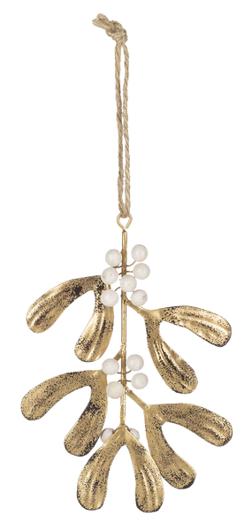 Metal Mistletoe Ornament