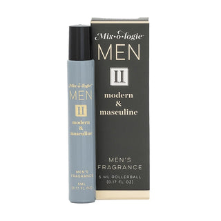 Men II - Roll-On Cologne Oil .17oz/5ml - Modern & Masculine