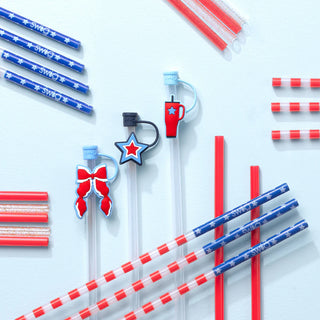 Straw Topper Set in Miss Independence