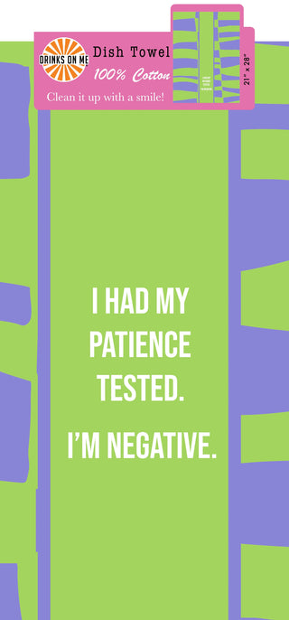 Negative Tea Towel
