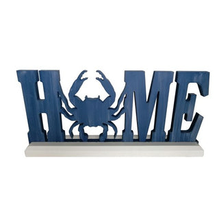 Wood Crab Home Table Block