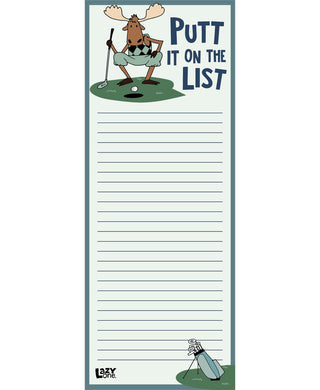 Putt It On The List Notepad