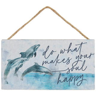 Soul Happy Hanging Accent Sign