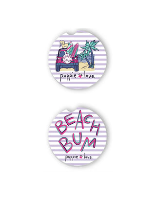 Keep It Dry Puppie Love Car Coasters