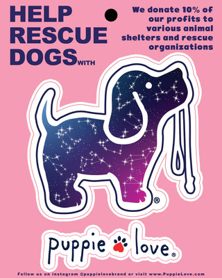 Stuck On It Puppie Love Vinyl Sticker