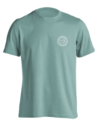Fall Dog Mom Short Sleeve T-Shirt in Aquatic