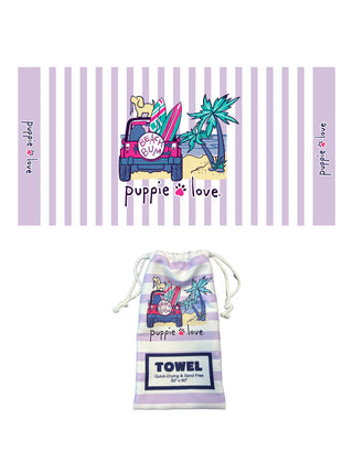 Knock It Off Quick Drying Puppie Love Towel