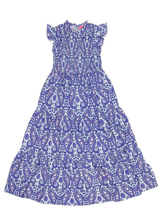 Darla Smocked Midi Dress - Paisley