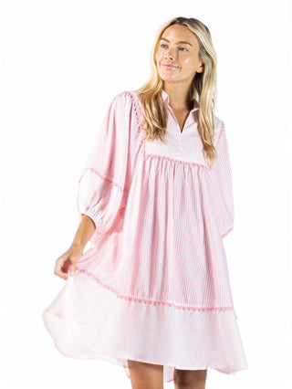 Boardwalk Sunset Dress in Pink