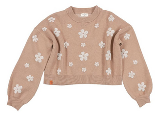 Blossom Charm Cropped Sweater
