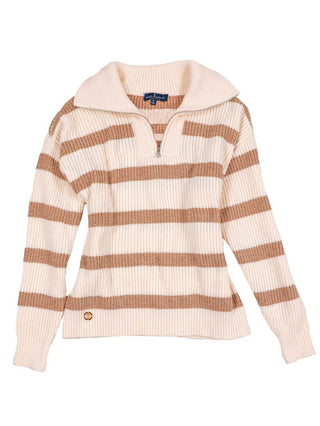 Simply Southern Quarter-Zip Pullover in Desert