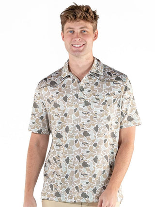 Keep It Simple Men's Polo in Light Camo