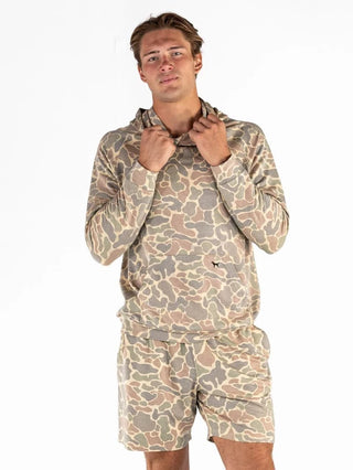 Clearly There Men's Performance Short in Faded Camo