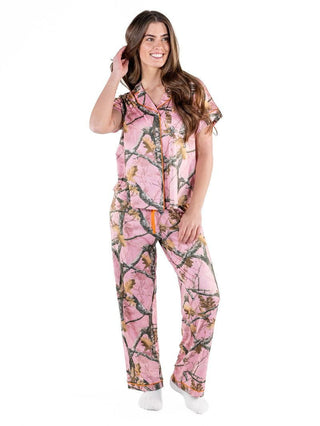 Soft & Sweet Pajama Set in Pink Camo