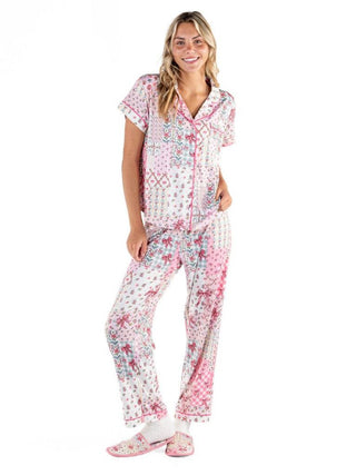 Soft & Sweet Pajama Set in Quilted Ribbon