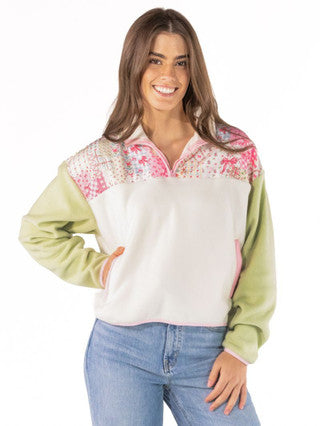 New Memories Pullover in Quilted Ribbon