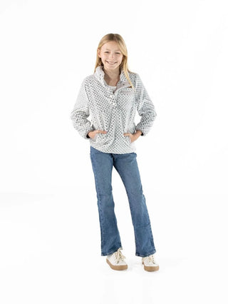 Kids Simply Soft Pullover in Frost